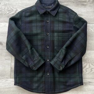 Fall vibes! Uniqlo cozy plaid button up jacket